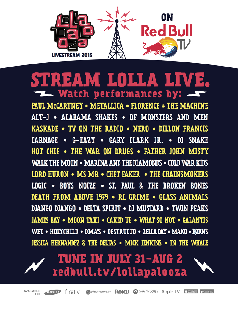 Illustration for article titled Lollapalooza is streaming on The A.V. Club this weekend